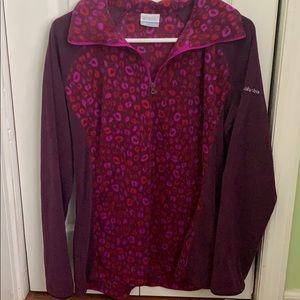 Columbia Quarter Zip Fleece Shirt